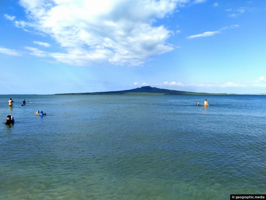 Rangitoto view from the North Shore in Auckland