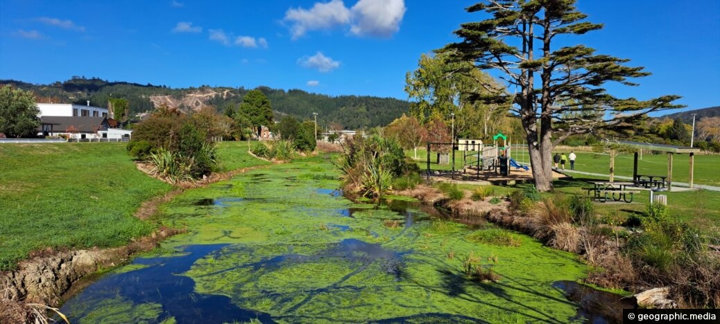 View of Māwaihākona Stream