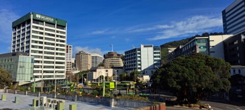 Wellington Station Bus & Buildings