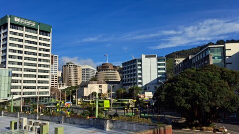 Wellington Station Bus & Buildings