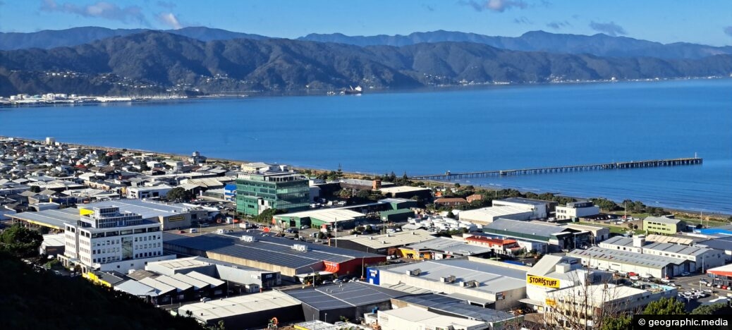 Petone CBD & Wellington Harbour