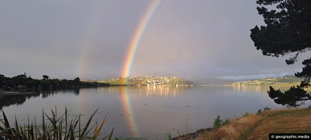 Porirua Harbour & Rainbow