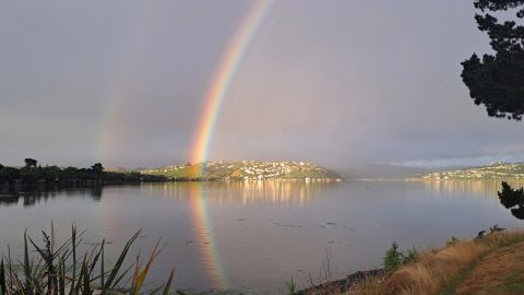 Porirua Harbour & Rainbow