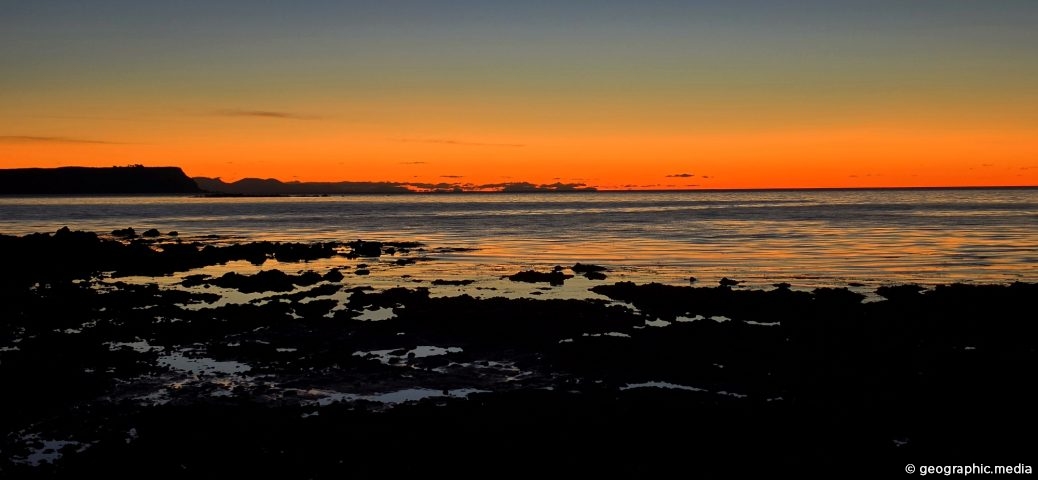 Sunset & Coast with Mana Island