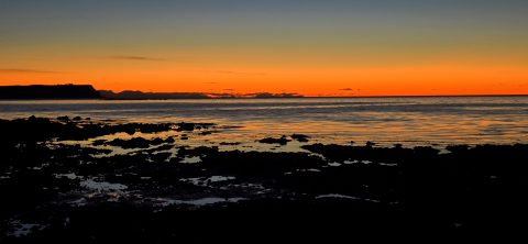 Sunset & Coast with Mana Island