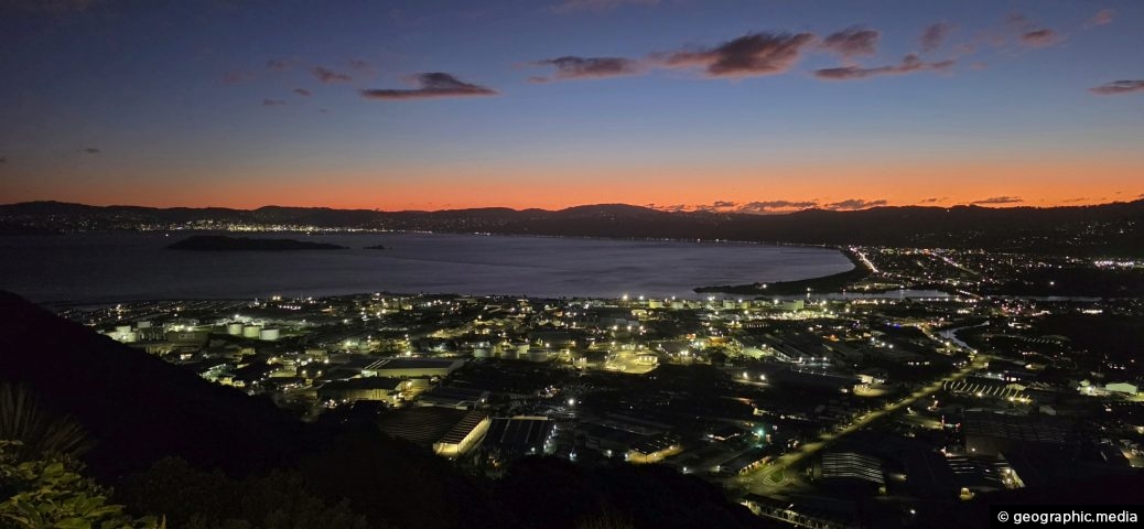 Wellington Harbour Sunset