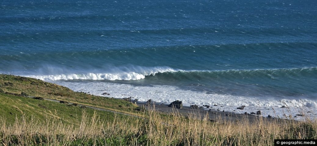 Breaking Waves at Baring Head