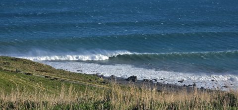 Breaking Waves at Baring Head