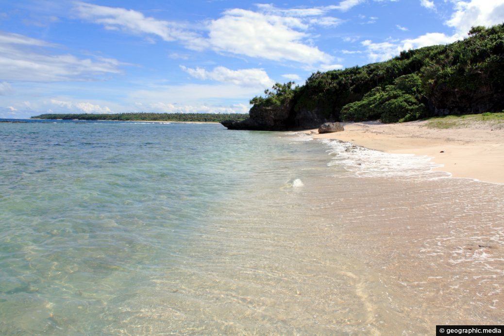 Tongatapu Island Coastline from Anahulu Beach