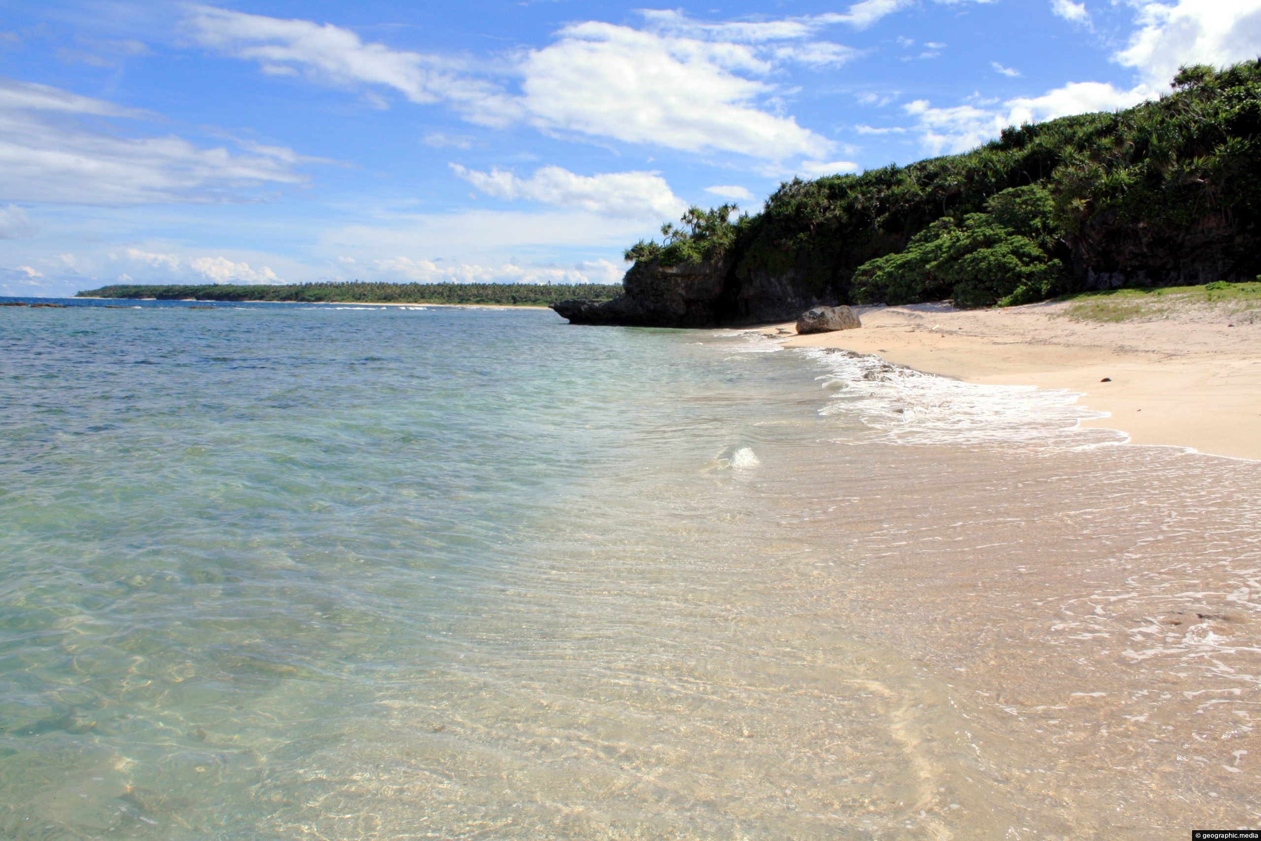 Tongatapu Island Coastline from Anahulu Beach