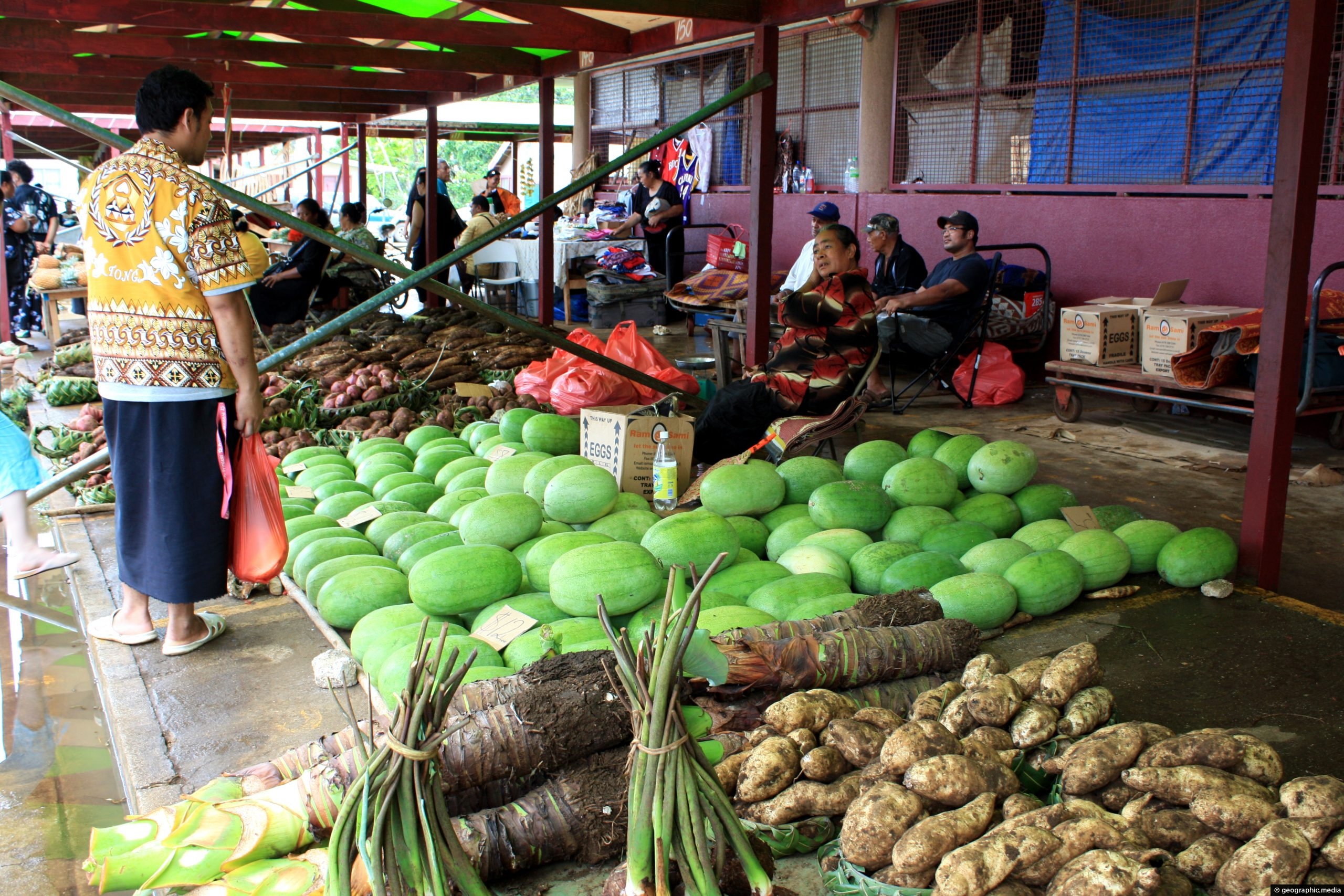 Talamahu Market in Nuku'alofa Tonga