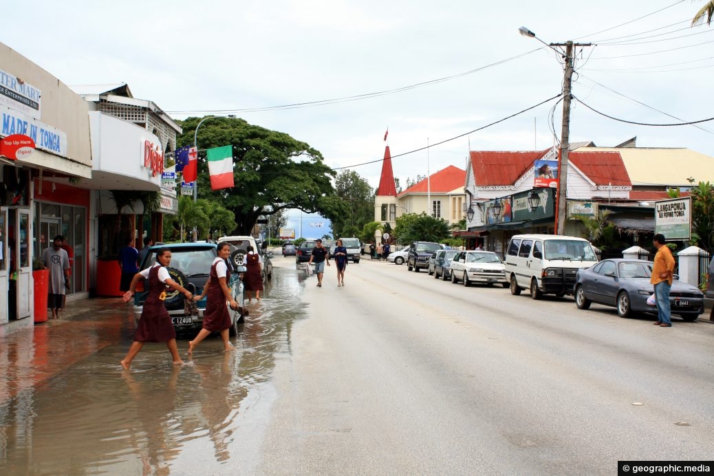 Flash flood in Nuku'alofa Tonga