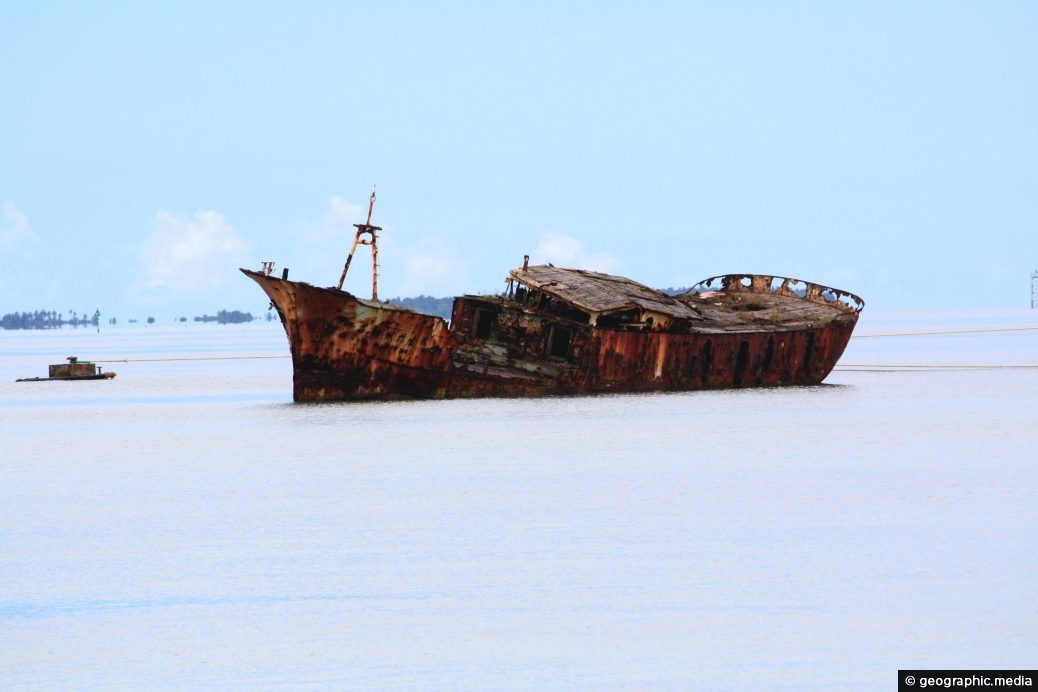 Shipwreck in Nuku'alofa Tonga