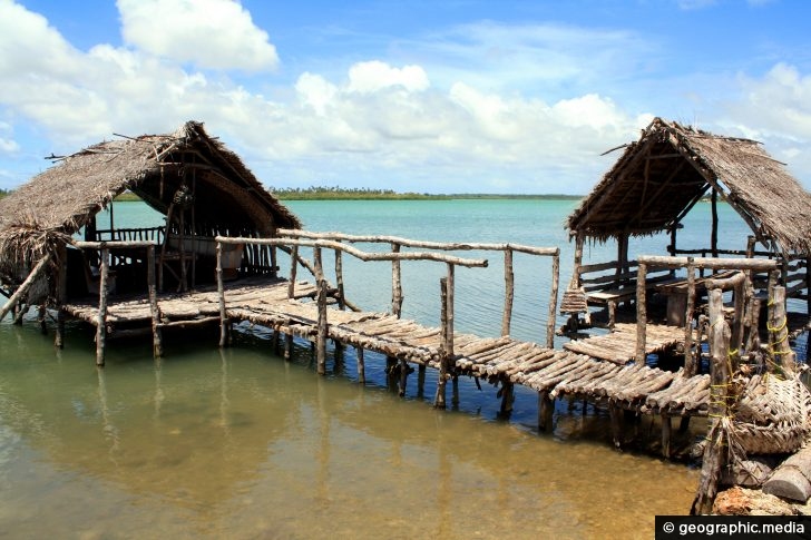 Traditional Wharf in Ancient Tonga - Geographic Media