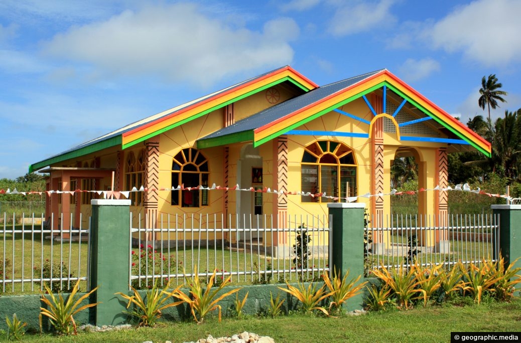 Local Church in a small settlement on Tongatapu