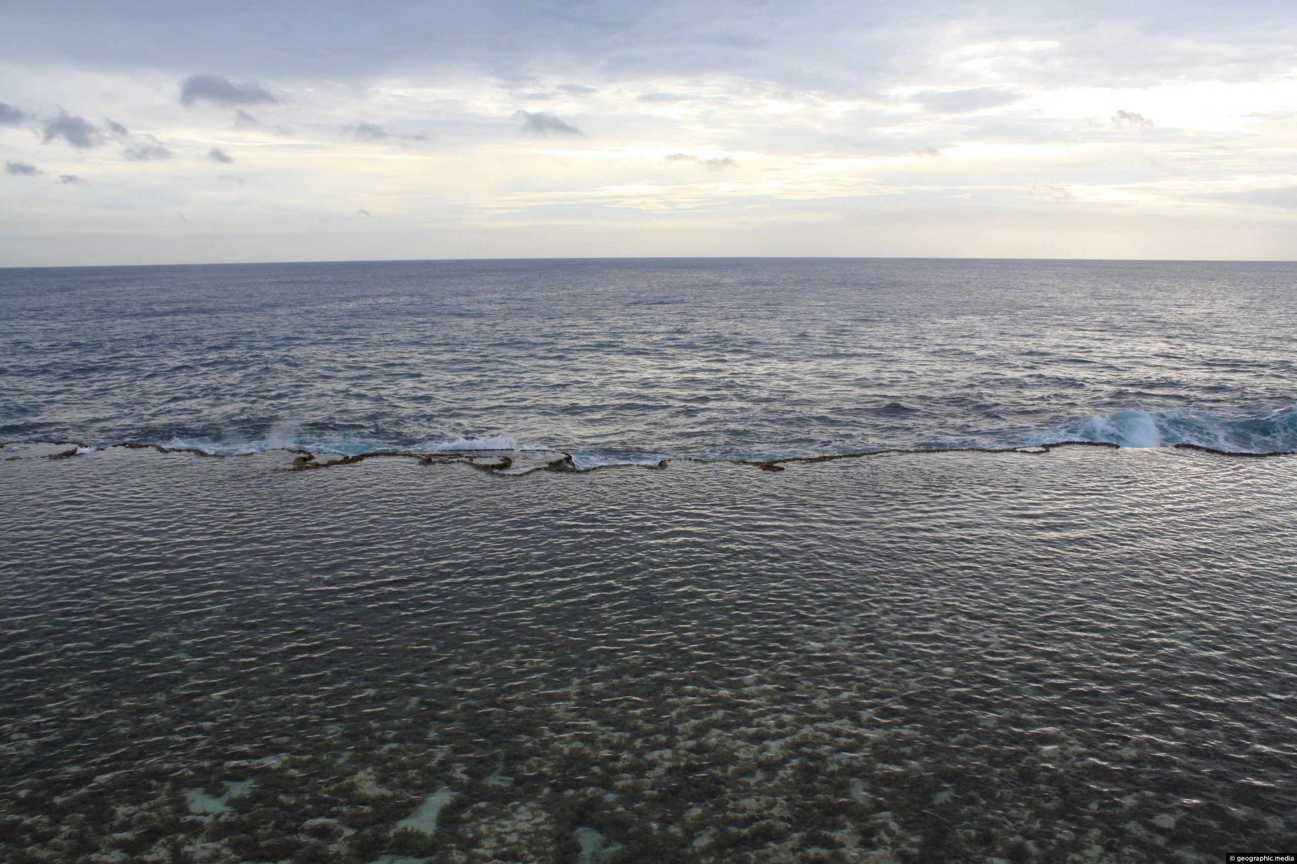 Calm Sea at Mapu a Vaea on Tongatapu Island