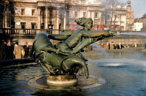 Mermaid Statue in Trafalgar Square