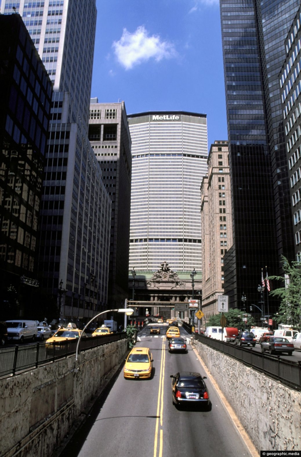 View of Wall Street in New York City