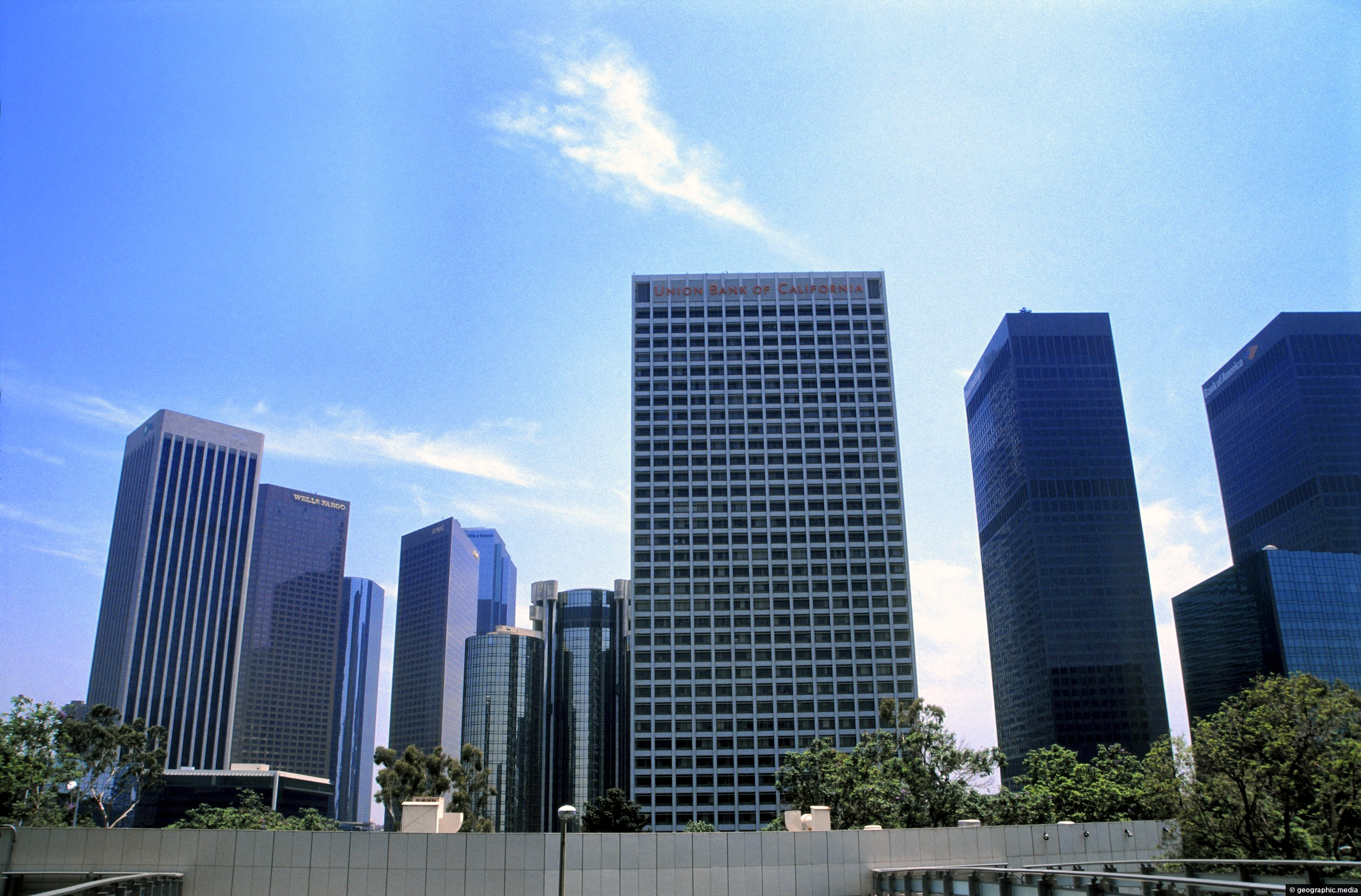View of the Los Angeles Skyline